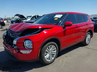 2024 Mitsubishi Outlander ES with VIN JA4J3UA85RZ034199, listed as a IAAI auction lot 42000755 with 14,160 mi miles. Bid and sale history available at carsss.com. Image 2.