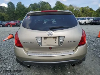 2006 Nissan Murano SE with VIN JN8AZ08W16W552233, listed as a Copart auction lot 73136474 with 114,406 mi miles and Salvage Title. Bid and sale history available at carsss.com. Image 6.