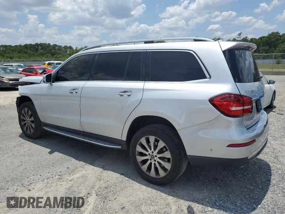 2017 Mercedes-Benz GLS 450 with VIN 4JGDF6EE2HA944410, listed as a Copart auction lot 55621174 with 103,398 mi miles and . Bid and sale history available at DreamBid. Image 2.