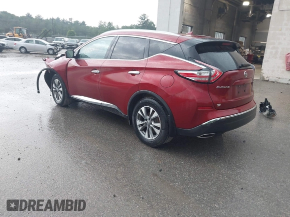 2015 Nissan Murano SL with VIN 5N1AZ2MH1FN269699, listed as a IAAI auction lot 42447845 with 211,764 mi miles and . Bid and sale history available at DreamBid. Image 3.