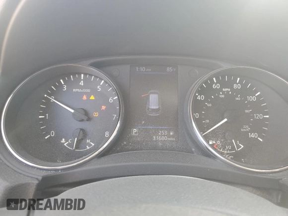 2020 Nissan Rogue SV with VIN 5N1AT2MT9LC707401, listed as a Copart auction lot 50393195 with 31,680 mi miles and Salvage Title. Bid and sale history available at DreamBid. Image 9.
