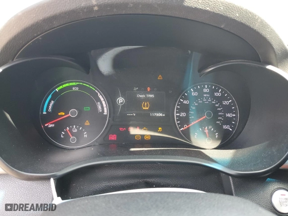 2019 Kia Optima Hybrid EX with VIN KNAGU4LE3K5032736, listed as a Copart auction lot 54017465 with 117,306 mi miles and Clean Title. Bid and sale history available at carsss.com. Image 9.