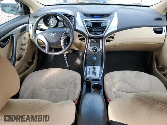 2013 Hyundai Elantra Limited with VIN 5NPDH4AE3DH341980, listed as a Copart auction lot 50738465 with 179,913 mi miles and Salvage Title. Bid and sale history available at DreamBid. Image 8.