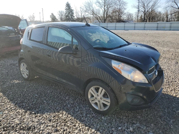 2014 Chevrolet Spark LS with VIN KL8CB6S90EC461137, listed as a Copart auction lot 50315015 with 100,592 mi miles and Salvage Title. Bid and sale history available at carsss.com. Image 4.