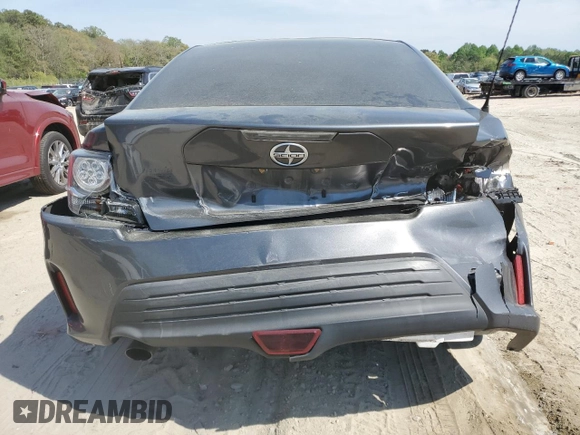 2015 Scion tC with VIN JTKJF5C79F3088748, listed as a Copart auction lot 54433445 with 169,856 mi miles and Salvage Title. Bid and sale history available at carsss.com. Image 6.