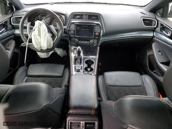 2023 Nissan Maxima SR with VIN 1N4AA6EV4PC513887, listed as a Copart auction lot 45767395 with 17,741 mi miles and Salvage Title. Bid and sale history available at carsss.com. Image 8.