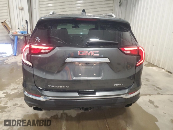 2020 GMC Terrain SLT with VIN 3GKALVEX0LL131679, listed as a Copart auction lot 53706415 with 105,057 mi miles and Salvage Title. Bid and sale history available at carsss.com. Image 6.