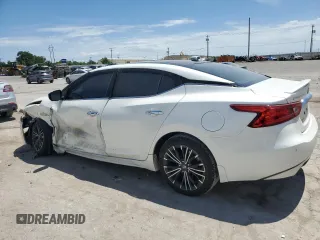 2016 Nissan Maxima Platinum with VIN 1N4AA6APXGC422047, listed as a Copart auction lot 56986725 with 114,829 mi miles and Salvage title. Bid and sale history available at DreamBid. Image 2.
