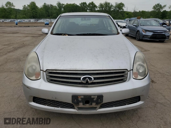 2006 Infiniti G35 z VIN JNKCV51F86M601459, wystawiony jako Copart lot #58313895 z przebiegiem Nie podano mil oraz Czysty tytuł • Clean title. Historia ofert i sprzedaży dostępna na DreamBid. Obrazek 5.