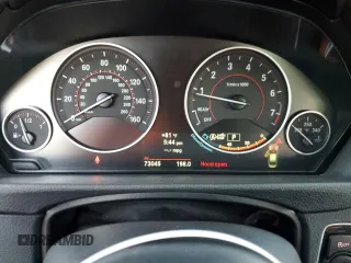 2014 BMW 3 Series 328i with VIN WBA3C1C52EK108680, listed as a Copart auction lot 79512294 with 73,045 mi miles and Salvage Title. Bid and sale history available at carsss.com. Image 9.