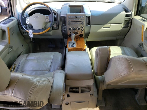 2004 Infiniti QX56 with VIN 5N3AA08C94N812120, listed as a Copart auction lot 47430944 with 193,433 mi miles and Salvage Title. Bid and sale history available at carsss.com. Image 8.