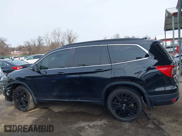 2022 Honda Pilot Special Edition with VIN 5FNYF6H2XNB059737, listed as a IAAI auction lot 41608678 with 50,273 mi miles and . Bid and sale history available at DreamBid. Image 14.