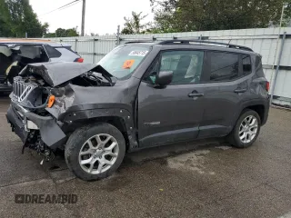 2017 Jeep Renegade Latitude с VIN ZACCJABB5HPF13829, выставлен на аукционе Copart как лот 58045715 с пробегом 97 679 миль миль и Списание • Salvage title. История ставок и продаж доступна на DreamBid. Изображение 1.