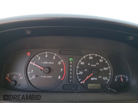 2001 Isuzu Rodeo S with VIN 4S2CK58W414338481, listed as a Copart auction lot 80849314 with 109,036 mi miles and Salvage Title. Bid and sale history available at DreamBid. Image 9.