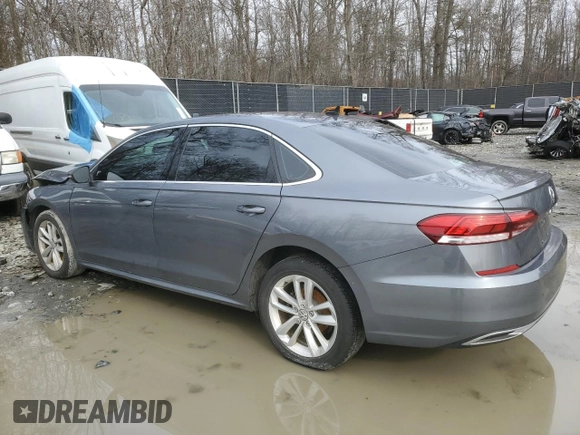 2020 Volkswagen Passat 2.0T SE with VIN 1VWSA7A38LC012730, listed as a Copart auction lot 45596335 with 69,611 mi miles and Salvage Title. Bid and sale history available at carsss.com. Image 2.