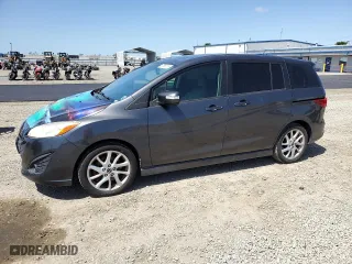 2013 Mazda Mazda5 Grand Touring with VIN JM1CW2DL1D0155996, listed as a Copart auction lot 51866255 with 117,298 mi miles and Clean Title. Bid and sale history available at carsss.com. Image 1.
