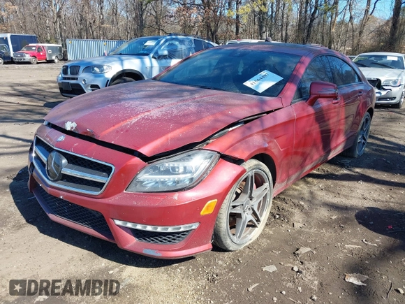 2014 Mercedes-Benz CLS 63 S AMG with VIN WDDLJ7GB2EA119248, listed as a IAAI auction lot 41564487 with 110,177 mi miles and . Bid and sale history available at DreamBid. Image 18.