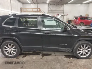 2018 Jeep Cherokee Limited with VIN 1C4PJMDB5JD617757, listed as a IAAI auction lot 40944952 with 81,573 mi miles. Bid and sale history available at carsss.com. Image 14.