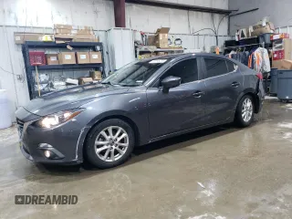 2015 Mazda Mazda3 i Touring with VIN 3MZBM1V73FM215352, listed as a Copart auction lot 45595235 with 109,665 mi miles and Salvage Title. Bid and sale history available at carsss.com. Image 1.