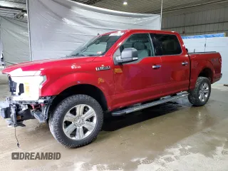 2020 Ford F-150 XL with VIN 1FTEW1EP1LFA12384, listed as a Copart auction lot 54665265 with 88,515 mi miles and Salvage title. Bid and sale history available at DreamBid. Image 1.