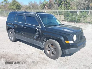 2014 Jeep Patriot Latitude with VIN 1C4NJPFA6ED680773, listed as a IAAI auction lot 41569916 with 135,590 mi miles and . Bid and sale history available at carsss.com. Image 1.