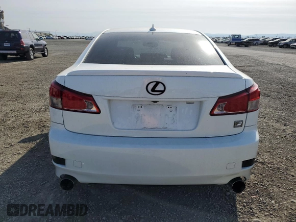 2012 Lexus IS 350 with VIN JTHBE5C29C5029765, listed as a Copart auction lot 41739515 with 135,099 mi miles and Salvage title. Bid and sale history available at DreamBid. Image 6.