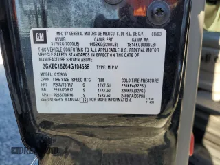 2004 GMC Yukon XL SLT with VIN 3GKEC16Z64G104538, listed as a Copart auction lot 81171464 with 159,244 mi miles and Salvage Title. Bid and sale history available at carsss.com. Image 16.