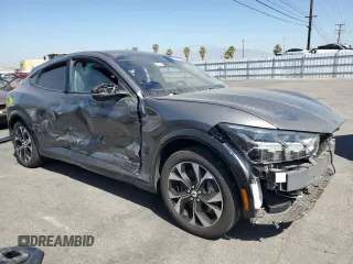 2023 Ford Mustang Mach-E Premium with VIN 3FMTK3SU6PMA70663, listed as a Copart auction lot 63860925 with 21,103 mi miles and Salvage title. Bid and sale history available at DreamBid. Image 4.