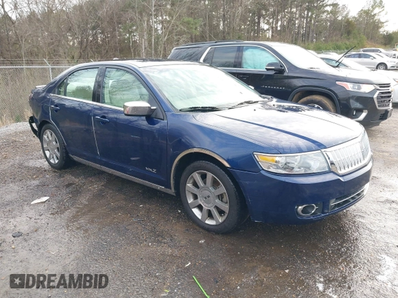 2007 Lincoln MKZ with VIN 3LNHM26T57R647147, listed as a IAAI auction lot 41574855 with 101,202 mi miles. Bid and sale history available at carsss.com. Image 1.