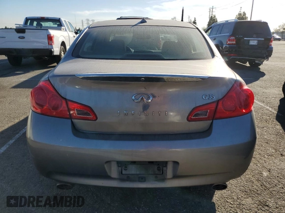 2008 Infiniti G35 with VIN JNKBV61E28M212019, listed as a Copart auction lot 86111644 with 254,358 mi miles and Clean Title. Bid and sale history available at DreamBid. Image 6.