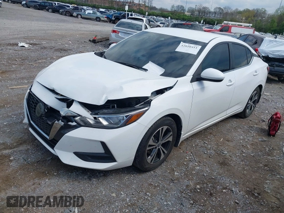 2022 Nissan Sentra SV with VIN 3N1AB8CV5NY299764, listed as a IAAI auction lot 42020411 with 41,171 mi miles and . Bid and sale history available at DreamBid. Image 17.