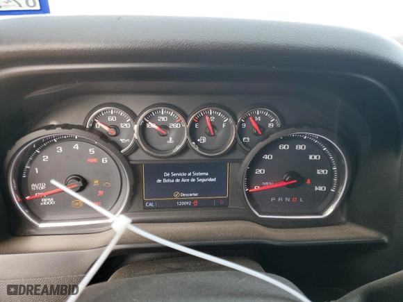 2019 Chevrolet Silverado 1500 LT with VIN 3GCPWCEK2KG280804, listed as a Copart auction lot 84615804 with 120,092 mi miles and Salvage Title. Bid and sale history available at carsss.com. Image 9.