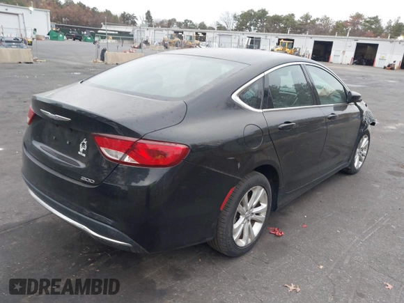 2015 Chrysler 200 Limited with VIN 1C3CCCABXFN709136, listed as a IAAI auction lot 40913236 with 100,774 mi miles and . Bid and sale history available at DreamBid. Image 4.