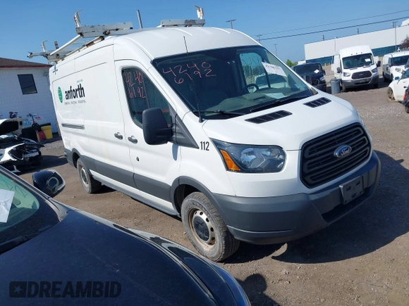 2015 Ford Transit Cargo with VIN 1FTNE2CM4FKA29323, listed as a IAAI auction lot 42406192 with 156,493 mi miles and . Bid and sale history available at DreamBid. Image 1.