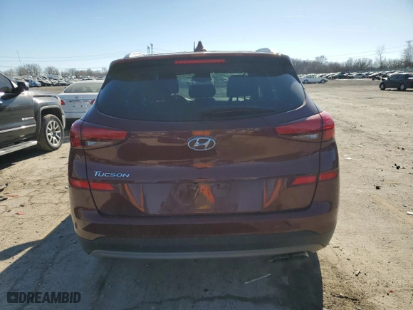 2019 Hyundai Tucson Night with VIN KM8J33AL5KU023383, listed as a Copart auction lot 43185825 with 121,915 mi miles and Clean Title. Bid and sale history available at carsss.com. Image 6.
