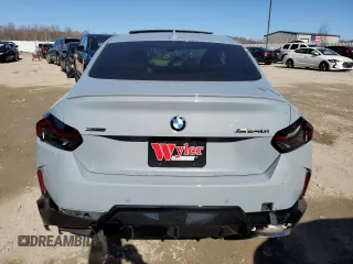 2022 BMW 2 Series M240i xDrive with VIN 3MW53CM00N8C35775, listed as a Copart auction lot 42138543 with 0 mi miles. Bid and sale history available at carsss.com. Image 6.