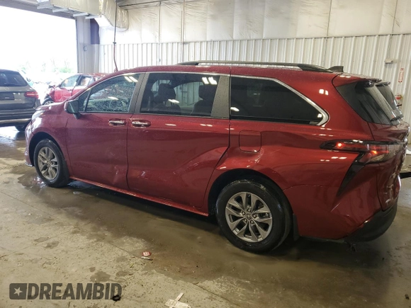 2023 Toyota Sienna XLE with VIN 5TDYSKFC7PS077336, listed as a Copart auction lot 58847185 with 37,197 mi miles and Salvage title. Bid and sale history available at DreamBid. Image 2.