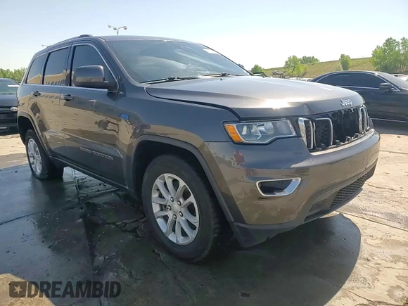 2021 Jeep Grand Cherokee Laredo X with VIN 1C4RJFAG4MC684476, listed as a Copart auction lot 57893135 with 20,056 mi miles and Salvage title. Bid and sale history available at DreamBid. Image 14.