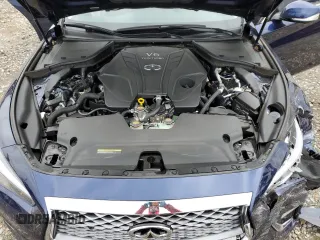 2024 Infiniti Q50 Luxe with VIN JN1EV7BP5RM601570, listed as a Copart auction lot 47571985 with 7,019 mi miles and Salvage title. Bid and sale history available at DreamBid. Image 11.