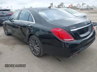 2015 Mercedes-Benz S-Class S 550 with VIN WDDUG8CB5FA082275, listed as a IAAI auction lot 41861048 with 74,350 mi miles. Bid and sale history available at carsss.com. Image 3.