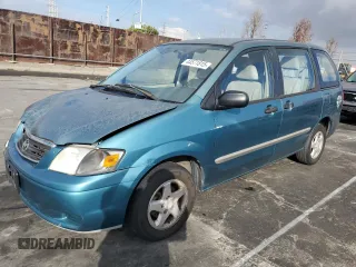 2001 Mazda MPV DX with VIN JM3LW28G310175120, listed as a Copart auction lot 44571815 with 97,099 mi miles and Clean Title. Bid and sale history available at carsss.com. Image 1.