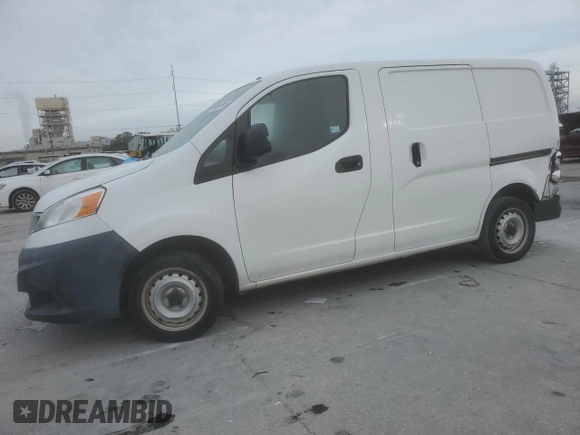 2016 Nissan NV200 S with VIN 3N6CM0KN7GK693160, listed as a Copart auction lot 50828395 with 124,742 mi miles and Salvage Title. Bid and sale history available at carsss.com. Image 1.
