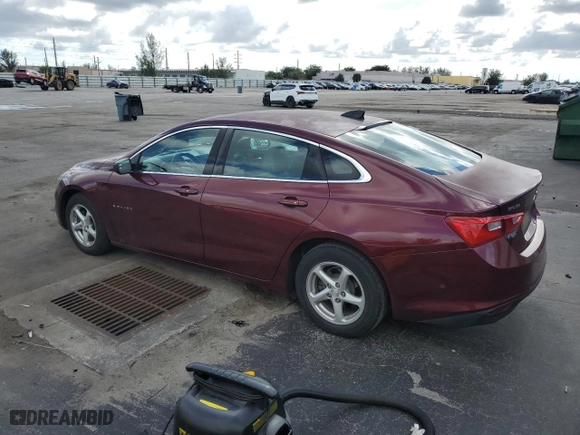 2016 Chevrolet Malibu LS with VIN 1G1ZB5ST4GF220408, listed as a Copart auction lot 86774804 with 117,473 mi miles and Salvage Title. Bid and sale history available at carsss.com. Image 2.