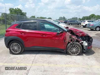 2020 Hyundai Kona SEL with VIN KM8K22AA2LU439411, listed as a IAAI auction lot 42309689 with 55,037 mi miles and . Bid and sale history available at DreamBid. Image 14.