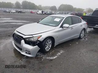2014 Infiniti Q50 Premium with VIN JN1BV7AP3EM674645, listed as a IAAI auction lot 41941054 with 77,270 mi miles. Bid and sale history available at carsss.com. Image 19.