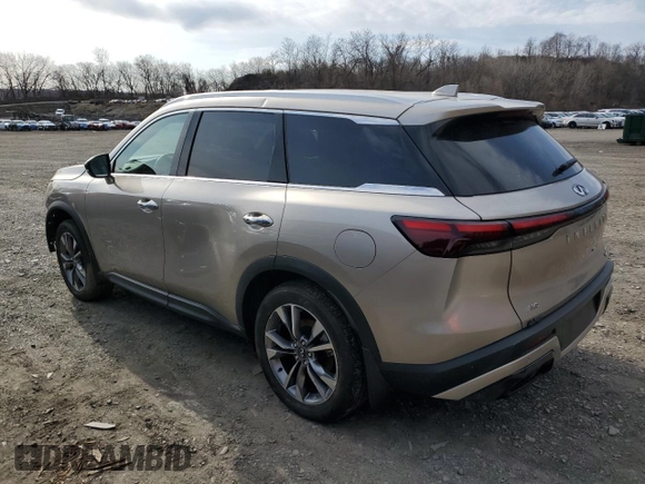 2024 Infiniti QX60 Luxe с VIN 5N1DL1FS3RC338779, выставлен на аукционе Copart как лот 51682545 с пробегом 19 487 миль миль и Списание • Salvage title. История ставок и продаж доступна на DreamBid. Изображение 2.