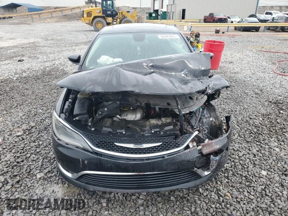 2015 Chrysler 200 Limited with VIN 1C3CCCAB3FN649281, listed as a Copart auction lot 50343895 with Not Provided miles and Salvage Title. Bid and sale history available at carsss.com. Image 5.