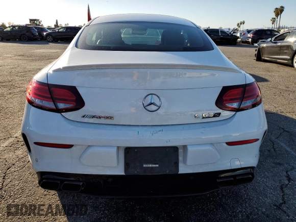 2020 Mercedes-Benz C 63 S AMG with VIN WDDWJ8HB3LF955412, listed as a Copart auction lot 38246253 with Not provided miles and . Bid and sale history available at DreamBid. Image 6.