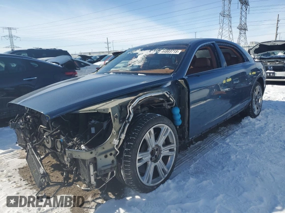 2014 Bentley Flying Spur with VIN SCBEC9ZA7EC088678, listed as a Copart auction lot 44803715 with 45,362 mi miles and Salvage Title. Bid and sale history available at DreamBid. Image 1.