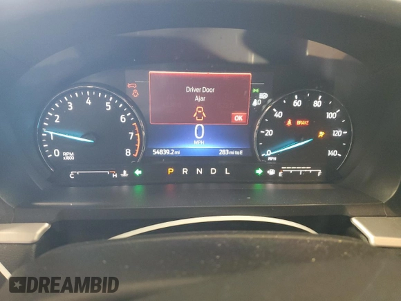 2022 Ford Explorer XLT with VIN 1FMSK8DH6NGC05835, listed as a Copart auction lot 56245535 with 54,839 mi miles and Salvage title. Bid and sale history available at DreamBid. Image 9.